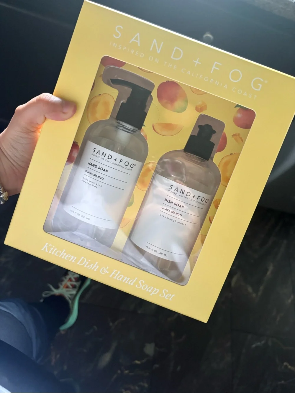 Sand + Fog Guava Mango Kitchen Dish & Hand Soap Set